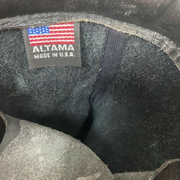 Altama Combat Boots sz 4 M 5.5 W Womens Black Round Toe Lace Up Comfort - Picture 9 of 12